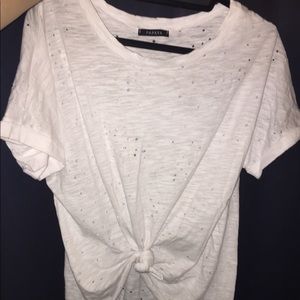 Papaya White Knot T-shirt